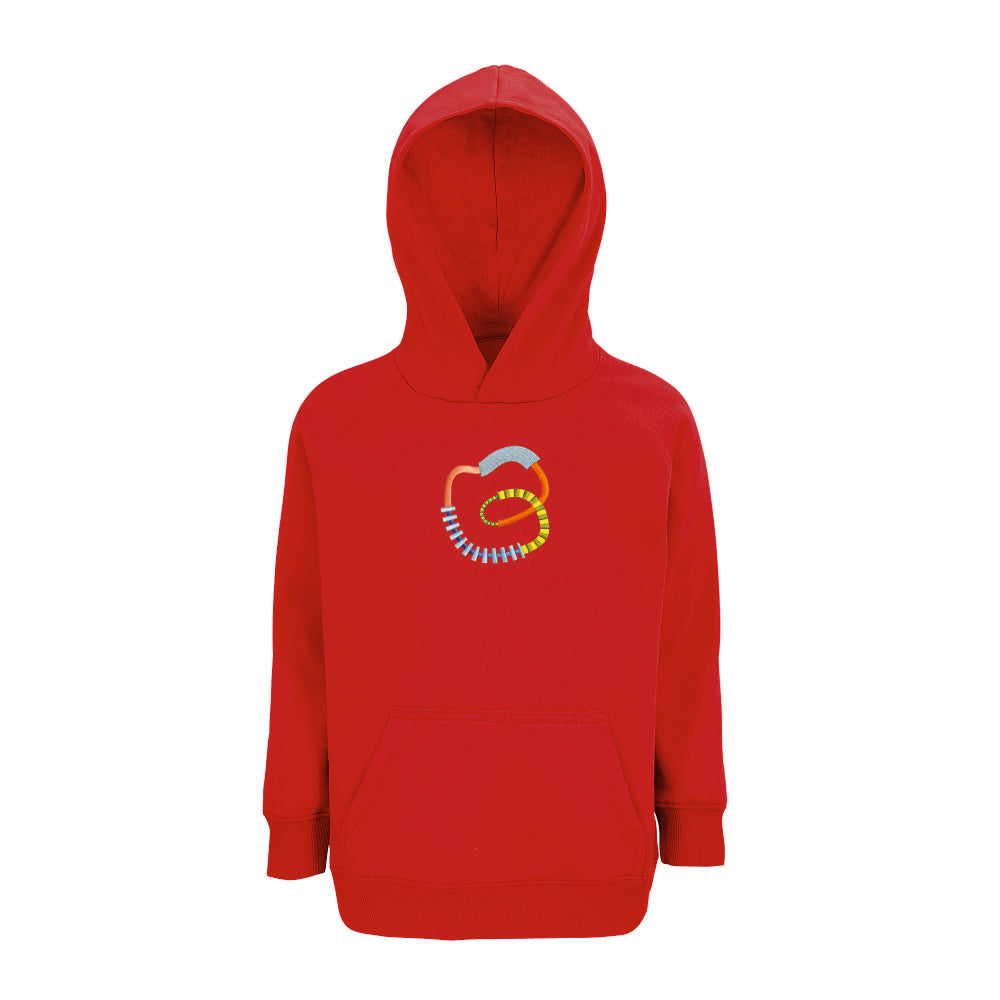 Bērnu džemperis "BITE" ar izšūtu pilnkrāsu grafisko zīmi