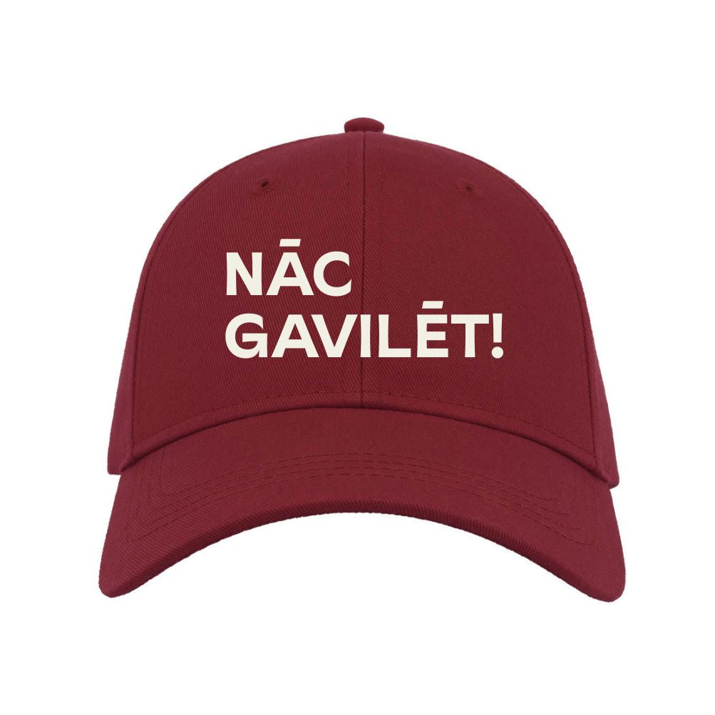 Pieaugušo cepure "Kadiķis" ar "NĀC GAVILĒT!" izšuvumu