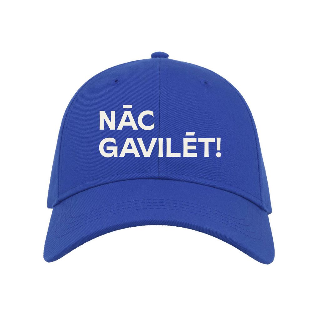 Pieaugušo cepure "Kadiķis" ar "NĀC GAVILĒT!" izšuvumu