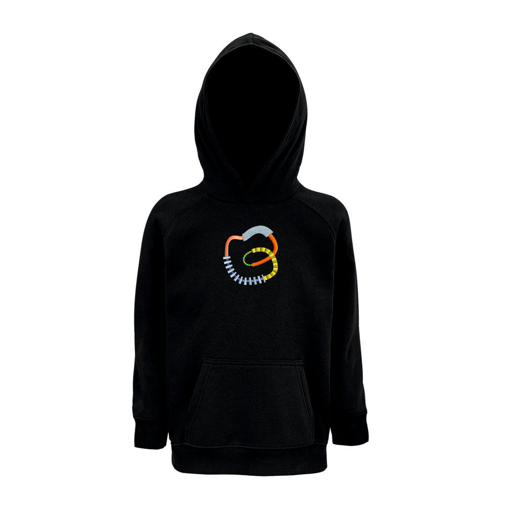 Bērnu džemperis "BITE" ar izšūtu pilnkrāsu grafisko zīmi