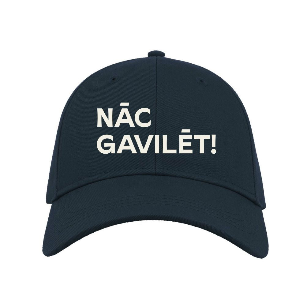 Pieaugušo cepure "Kadiķis" ar "NĀC GAVILĒT!" izšuvumu