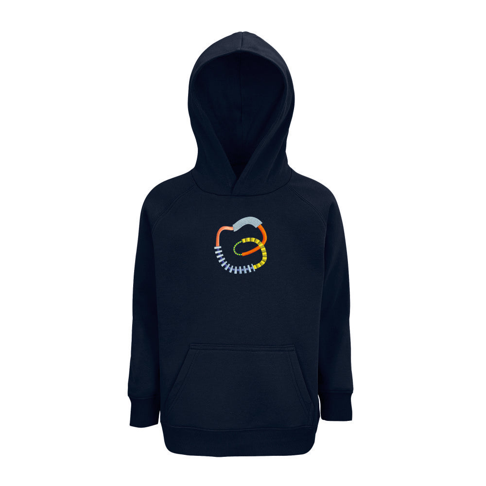 Bērnu džemperis "BITE" ar izšūtu pilnkrāsu grafisko zīmi