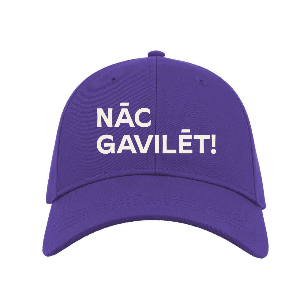 Pieaugušo cepure "Kadiķis" ar "NĀC GAVILĒT!" izšuvumu